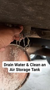 87K views · 265 reactions | How to Drain Water & Clean an Air Storage Tank #AirTankMaintenance #WorkshopTips #CleanAndSafe #automotive #mechanical #tips | Smart&mechanic | Facebook