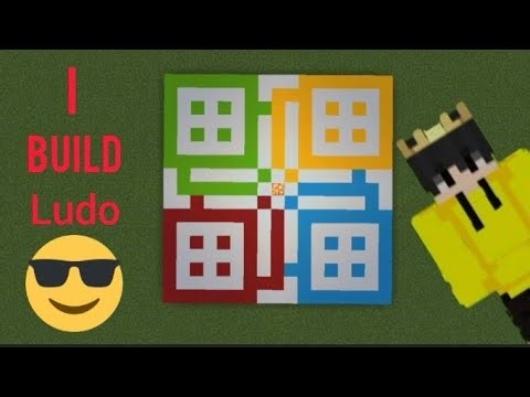 I am build Ludo bord in Minecraft #minecraft