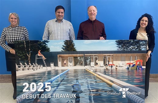 Thetford annonce la construction d'un centre aquatique extérieur au parc Notre-Dame - Courrier Frontenac