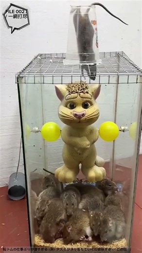 【神ギミック】トムの360度回転トラップで畑のネズミを一網打尽（笑）
