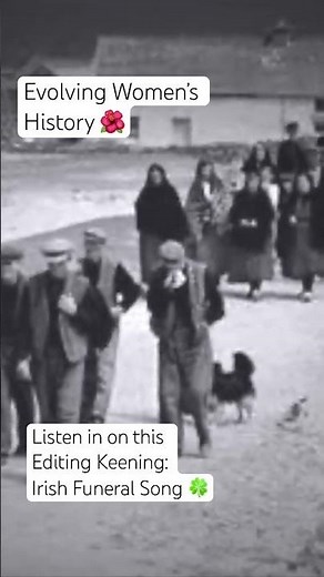 Irish Keening Funeral Song Gaelic caoineadh meaning to cry 💯🌺 #history #next100 #grief #love