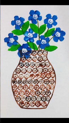 Vegetable Printing using potato and ladyfinger | simple | kids