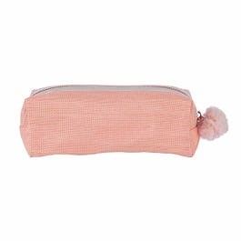 Pom Pom Hessian Pencil Case