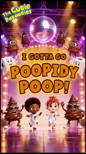 Poopidy Poop! 💩 Keep Trying! | Funny Kids Song #shorts