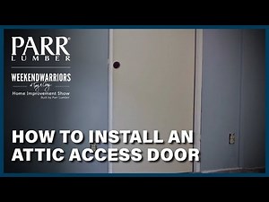 How to Install An Attic Access Door | How To | DIY | Install a Bonus Room