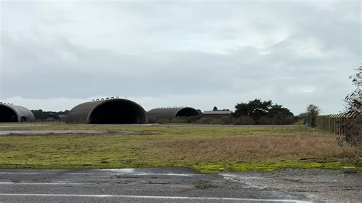 RAF Woodbridge, located in Suffolk, England, was a critical WWII (opened 1943) emergency landing ground, designed with a massive 9,000 ft runway to aid distressed bomber crews #fyp #military