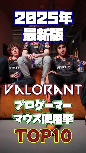 [2025 Latest Edition] Introducing the Top 10 Gaming Mouse Usage Rankings of Valorant Pro Gamers! ...
