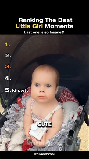 Top 5 Ranking The Best Little Girl Moments#youtubeshorts#top5#funny#baby