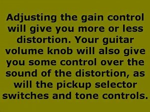 How To Get A Good Distortion Sound On Your Guitar Amp