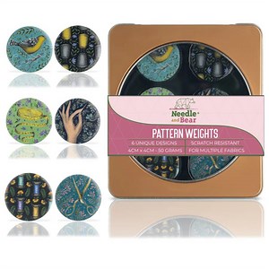 Needle and Bear Catherine Rowe Sewing Design Pattern Weights Set of 6