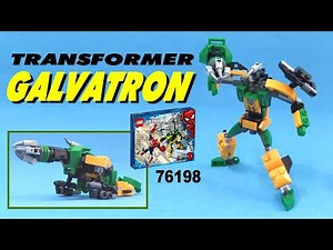 Tutorial: Let's build Galvatron (Transformer ) / Tank from LEGO 76198 :Spider Man & Doctor Octopus