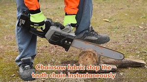 Watch Vgo Chainsaw Gloves Safety Goat leather Work Gloves GA9767CS on Amazon Live