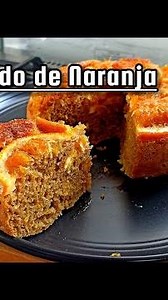 Pastel INVERTIDO de Naranja! Fácil sin horno sin azúcar!
