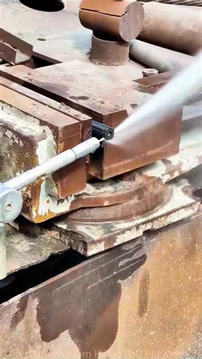 Industrial Water Gun Demolishes Rusted Equipment, Reborn!