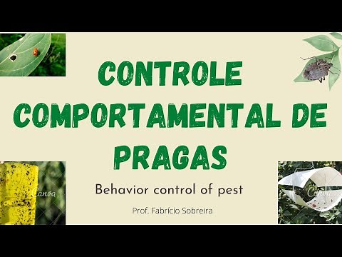 Behavior control (ethology method) of pest in plants. Prof. Fabrício Sobreira.