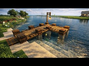 Minecraft: Fishing Dock Tutorial (How to build ) | #minecraft #builds #minecraftbuilding #tutorial