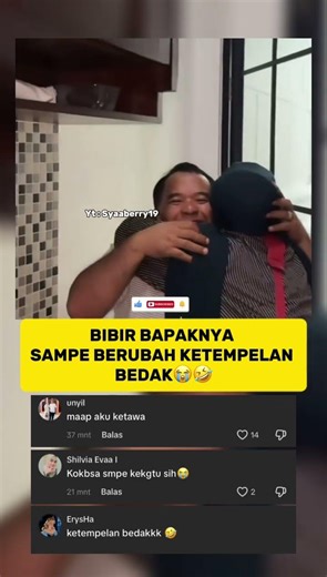 "Gak Kuat Banget! Niat Peluk Romantis Malah Jadi Cosplay Jadi Hantu! 🤣😭 #KeluargaLucu"