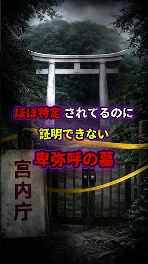 ほぼ特定されてるのに証明できない！卑弥呼の墓 #歴史 #都市伝説 #ミステリー