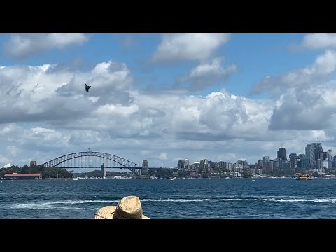 Australia Day RAAF F-35 Flypast & Handling Display on Sydney Harbour | Extended Version