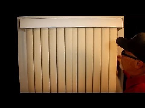 How to Mount a Vertical Blind Headrail - Outside Mount
