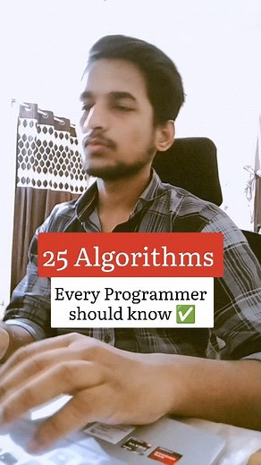 tech + code = technical coder on Instagram: "25 algos every programmer should know Linear Search Binary Search Bubble Sort Insertion Sort Selection Sort Quick Sort Merge Sort Heap Sort Counting Sort Radix Sort Bucket Sort Depth-First Search (DFS) Breadth-First Search (BFS) Dijkstra’s Algorithm Bellman-Ford Algorithm Floyd-Warshall Algorithm Prim’s Algorithm Kruskal’s Algorithm Topological Sort Dynamic Programming Knapsack Problem Traveling Salesman Problem (TSP) Convex Hull Maximum Flow Minimum 