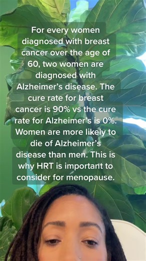 #HRT isn’t just for symptom relief, it protects #longevity and saves lives. #Estrogen is important for women and because of its decline in #menopause women have increased risk for Alzheimer’s. HRT is a safe and effective treatment and should be considered for eligible women. #perimenopause #menopausetiktok #hormones #bhrt #menopausedoctor #menopausesupport