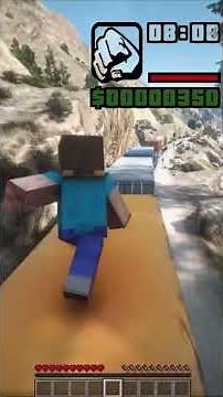 🤯GTA MINECRAFT😮 #shorts