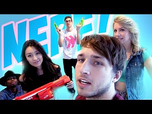 NERF CHALLENGE! (Squad Vlogs)