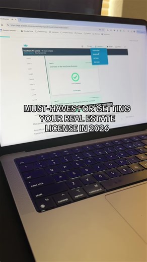 Course recommendation: aceable agent Study materials recommendation: mine 🥰