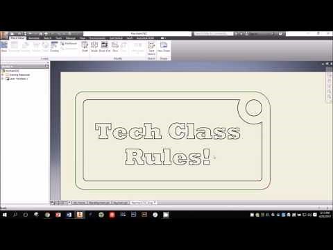 Creating CNC Laser Graphics Using Autodesk Inventor