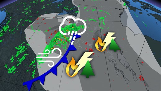 Prairie wildfire threat remains high as heat peaks and storms roll in - The Weather Network
