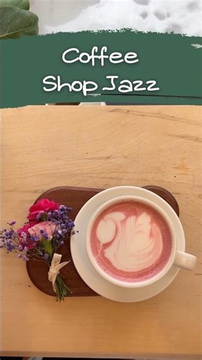 Relaxing Spring Jazz ☕ Coffee Shop Ambience with Nature Sounds #shortfeed #chillout #jazzcafe