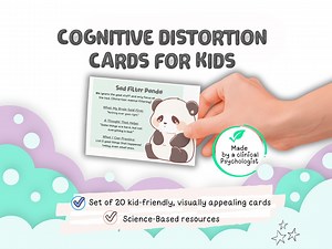 Cognitive Distortion Cards for Kids CBT Cards Activities Cognitive Distortion Reframe Bugs Cognitive Distortion Worksheet Tools CBT Cards - Etsy