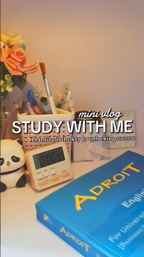 ASMR Study Vlog📚✨||Aesthetic Study With Me#studywithme #studymotivation #fypシ #vlog