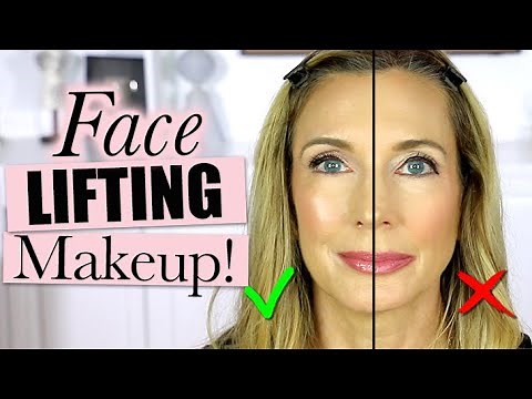 Face Lifting Makeup! Tutorial on Mature Skin