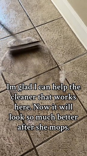 Not gonna lie. My shirt was soaked with sweat after this scrub. But it was all worth it. #clean #cleantok #cleaningtiktok #motivation #cleaning #floors #friday #fyp #parati | The Cleaning Lady