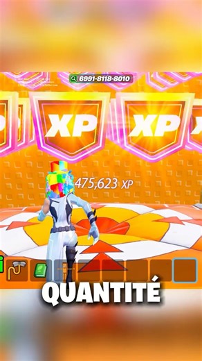 La MEILLEURE MAP XP de Fortnite Chapitre 7 Saison 2😍 #fortnite #fortnitefr #shorts #xp