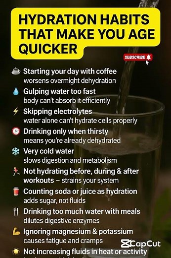 10 Hydration Mistakes That Make You Age Faster | Doctor Explains How to Stay Hydrated Properly