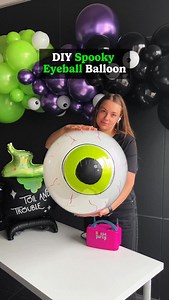 Create your own eerie eye balloons this Halloween! 👻 All you need is a Bobo balloon, a white balloon, and your favorite color inside. Add a spooky twist with markers or a bit of glue and a trash bag for the pupil! DIY Halloween décor that’s easy, creepy, and so fun. #balloontutorial #houseofpartyco #balloontips #balloontipsandtricks #quicktutorial #balloonhacks #halloweenideas | House of Party