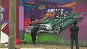 Massive mural project underway in Detroit's Islandview neighborhood