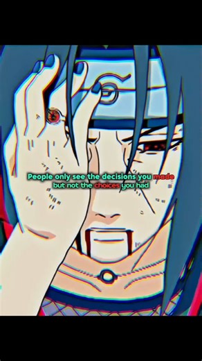 Itachi anime quote that hit different #anime #quotes #naruto #shorts