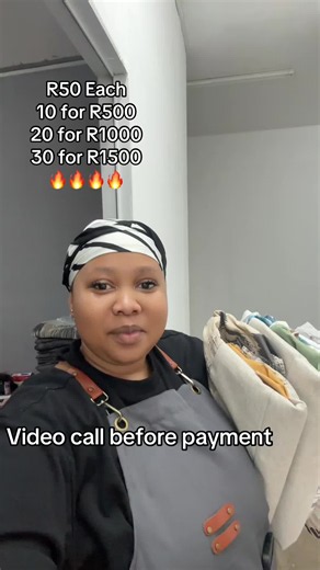 Video Call Rates R50 Each — Packages 10 for R500, 20 for R1000, 30 for R1500