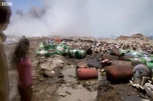 "Apocalyptic" island of waste in the Maldives.