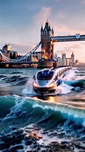 L'unique train à pouvoir traverser la mer😱 #train #technology #fypシ゚viral🖤tiktok #viralvideos #pourtoi