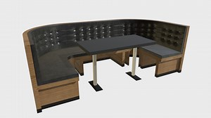 Diner booth set 4 - Buy Royalty Free 3D model by FrancescoMilanese