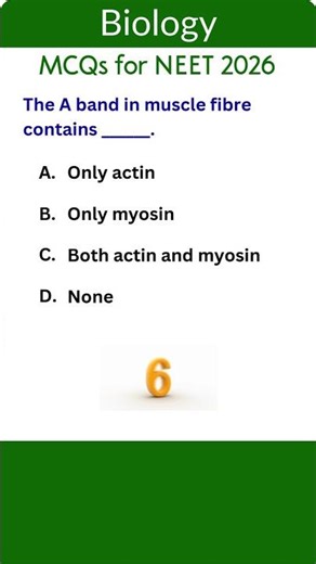 Biology for NEET # Locomotion and Movement 11 #Quick Revision Shorts #biology #neetmcqs #neetbiology