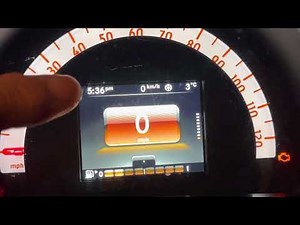 How to change the time of the Smart Forfour