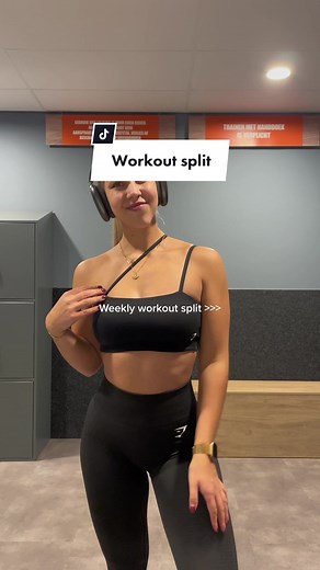 My weekly workout split 🤎🍂 sometimes I’ll throw in an extra cardio day #workoutsplit #beginnerworkout #fittoks #gymshark