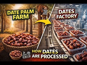 Inside a Modern Dates Factory | From Date Palm Farm to Dates Are Processed | Dates Factory Tour