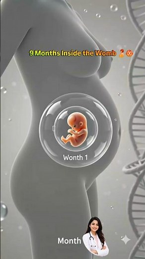9 Months Inside the Womb 🤰👶 | Human Fetal Development Month by Month #1 Month to 9 Month fetus